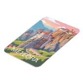 Magnet Flexible Meteora Greece Travel (Côté Gauche)
