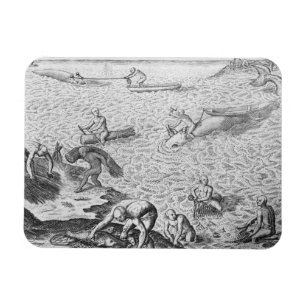 Magnet Flexible Méthode indienne de pêche à la baleine, d'un