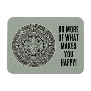 Magnet Flexible Mexicaine Aztec Sun Stone Maya Calendrier 1