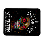 Magnet Flexible Mexican Dia of the Dead Skeleton Art Death Art (Horizontal)