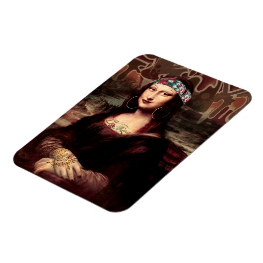 Magnet Flexible Mexican Mona Lisa (Côté Gauche)