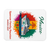 Magnet Flexible Mexico Cruise Ship Stateroom Marker (Horizontal)