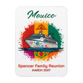 Magnet Flexible Mexico Cruise Ship Stateroom Marker (Vertical)