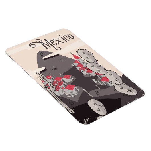 Magnet Flexible Mexico Ville Dessinée (Côté Droit)