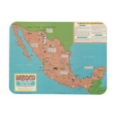 Magnet Flexible Mexico : Wall Map (Horizontal)