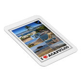 Magnet Flexible Mexique - Acapulco - I Love - (Côté Droit)