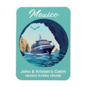 Magnet Flexible Mexique Cabo Arch Cruise Navire (Vertical)