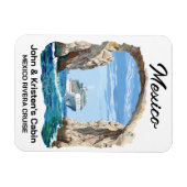 Magnet Flexible Mexique Cabo Arch Cruise Navire (Horizontal)