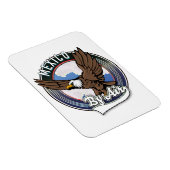 Magnet Flexible Mexique par avion patch. (Côté Droit)