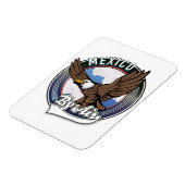Magnet Flexible Mexique par patch de voyage aérien. (Côté Gauche)