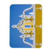 Magnet Flexible Mexique, Yucatan, Izamal. Le couvent franciscain 3 (Vertical)
