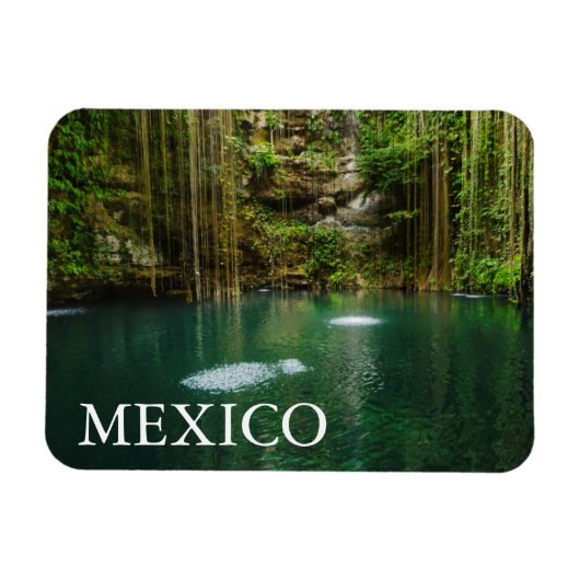Magnet Flexible Mexique, Yucatan, Lac Pittoresque (Horizontal)