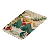 Magnet Flexible Mi-Siècle Cocktail de Noël Fête Happy Hour (Côté Gauche)