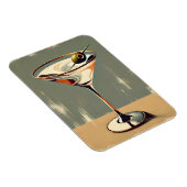 Magnet Flexible Mi-siècle Moderne 1 Olive Martini Peinture (Côté Droit)