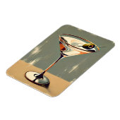 Magnet Flexible Mi-siècle Moderne 1 Olive Martini Peinture (Côté Gauche)