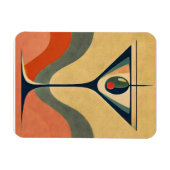 Magnet Flexible Mi-siècle Moderne "vague de martini à l'olive pime (Horizontal)