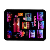 Magnet Flexible Miami Beach Collage (Horizontal)