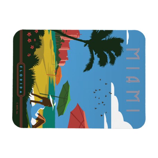 Magnet Flexible Miami, FL (Horizontal)