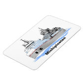 Magnet Flexible Michipicoten, cargo des Grands Lacs (Côté Gauche)