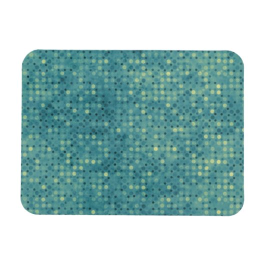 Magnet Flexible Micro-points jaunes sur Grunge Blue (Horizontal)