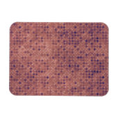 Magnet Flexible Micro-points violets sur Grunge Rose (Horizontal)