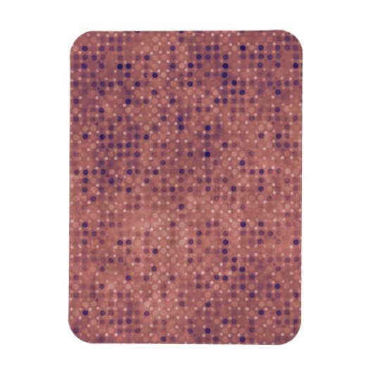 Magnet Flexible Micro-points violets sur Grunge Rose (Vertical)