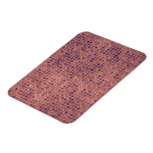 Magnet Flexible Micro-points violets sur Grunge Rose (Côté Gauche)