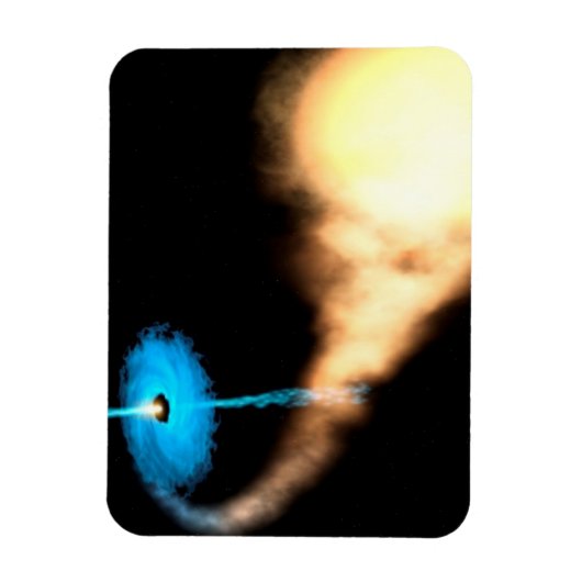 Magnet Flexible Microquasar Découvert dans notre Galaxie (Vertical)