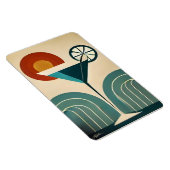 Magnet Flexible Mid Century Modern Art Mountain Sunrise Martini (Côté Droit)