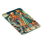 Magnet Flexible Mid Century Modern Martini Dance Cocktail Party (Côté Droit)
