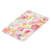 Magnet Flexible Midsummer | Watercolor Pink Floral (Côté Gauche)