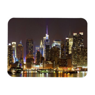 Magnet Flexible Midtown Manhattan vu du New Jersey de Weehawken