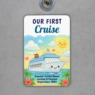 Magnet Flexible Mignon Notre Première Croisière Porte de Cabine