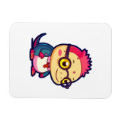 Magnet Flexible mignon philosophe axolotl (Horizontal)