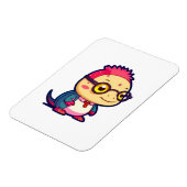 Magnet Flexible mignon philosophe axolotl (Côté Gauche)