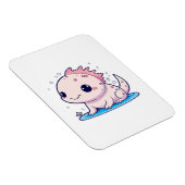 Magnet Flexible mignon philosophe axolotl (Côté Droit)