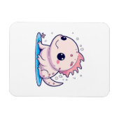 Magnet Flexible mignon philosophe axolotl (Horizontal)