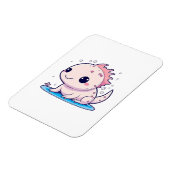 Magnet Flexible mignon philosophe axolotl (Côté Gauche)
