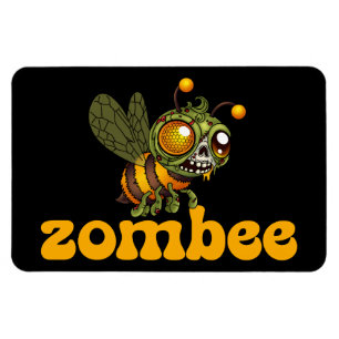 Magnet Flexible Mignonne abeille zombie