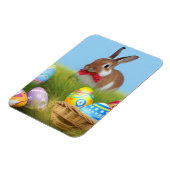 Magnet Flexible Mignonne Bunnyfor Pâques pour une humeur positive (Côté Gauche)