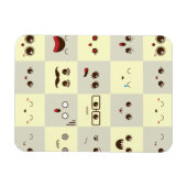 Magnet Flexible Mignonne face (Horizontal)