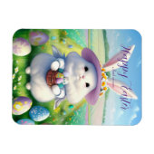 Magnet Flexible Mignonne lapin de Pâques 01 (Horizontal)