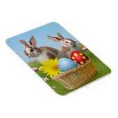Magnet Flexible Mignonne lapin de Pâques pour une humeur positive (Côté Droit)