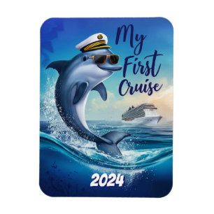 Magnet Flexible Mignonne ma première croisière personnalisée