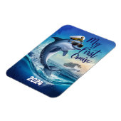 Magnet Flexible Mignonne ma première croisière personnalisée (Côté Gauche)