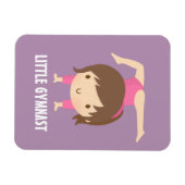 Magnet Flexible Mignonne petite gymnaste fille Gymnastique Pose (Horizontal)