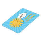 Magnet Flexible Mignonne Tu Es Mon Appréciation Sunshine (Côté Gauche)