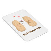Magnet Flexible Mignons cacahuètes Fous de vous Saint-Valentin (Côté Droit)
