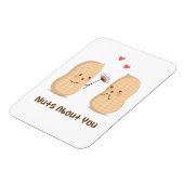 Magnet Flexible Mignons cacahuètes Fous de vous Saint-Valentin (Côté Gauche)