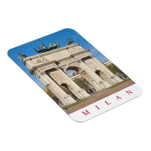 Magnet Flexible Milan Arco della Pace vue aimant frigo (Côté Droit)